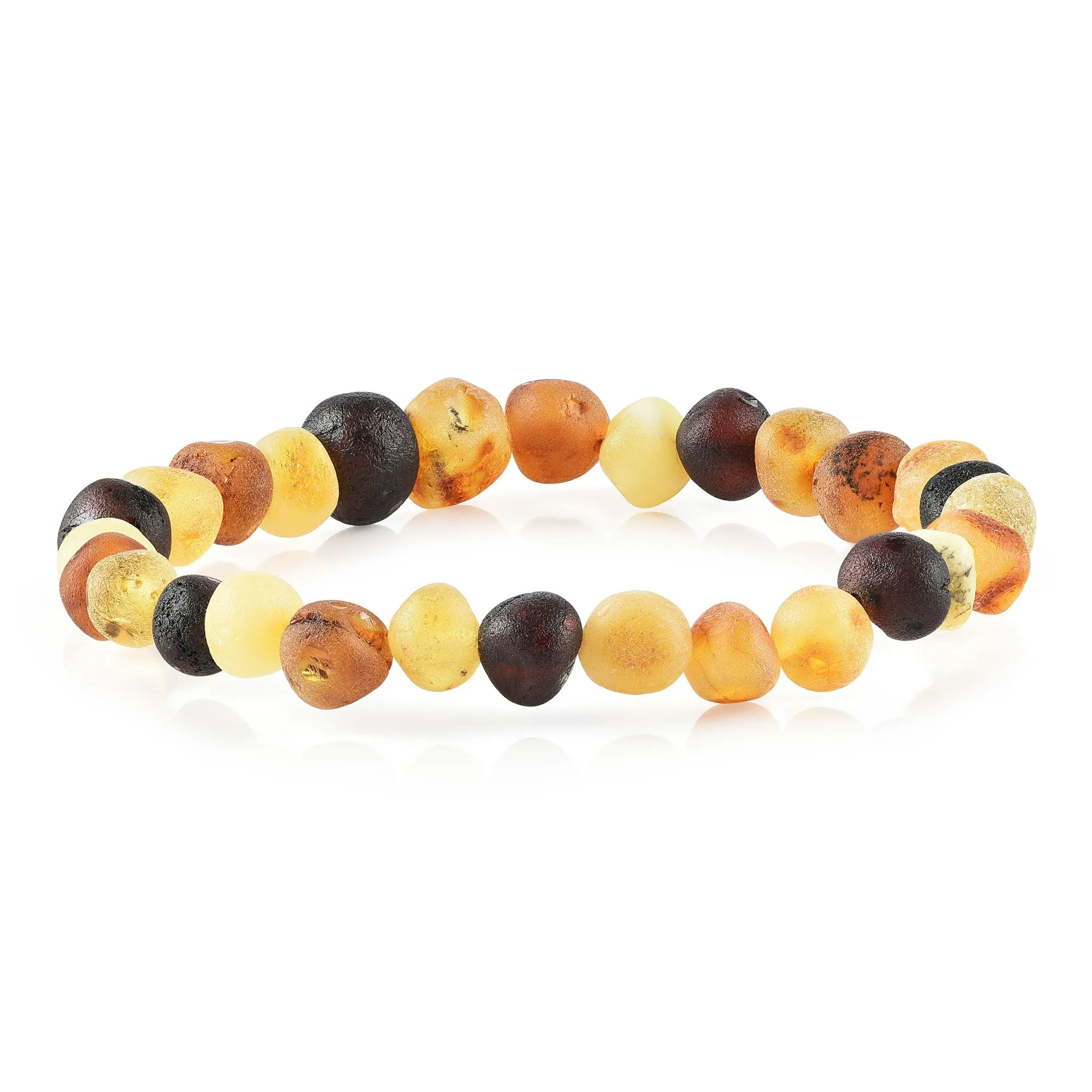 Adults | Raw Multi Baltic Amber Bracelet