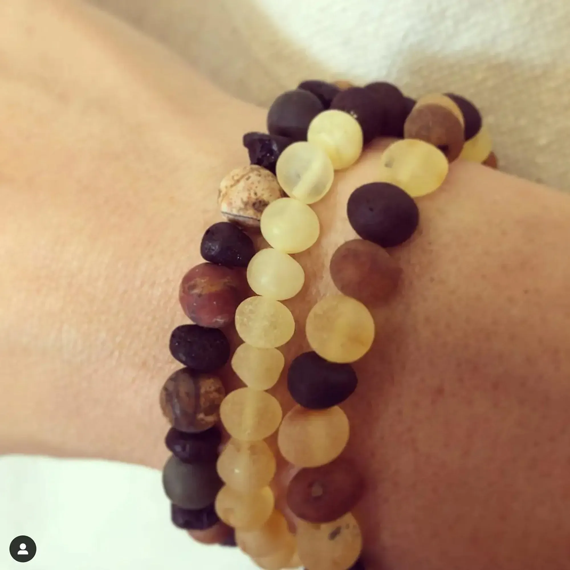 Adults | Raw Multi Baltic Amber Bracelet