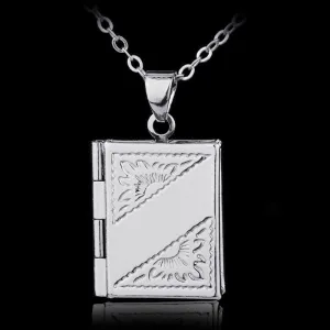 Book Pendant and chain