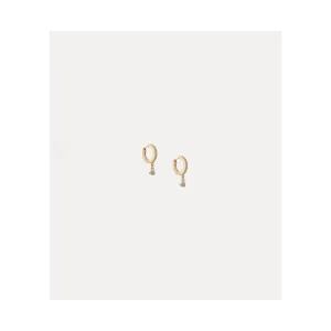 Brandita Orb Hoop Earrings - Gold -  62030062-02R102-CN