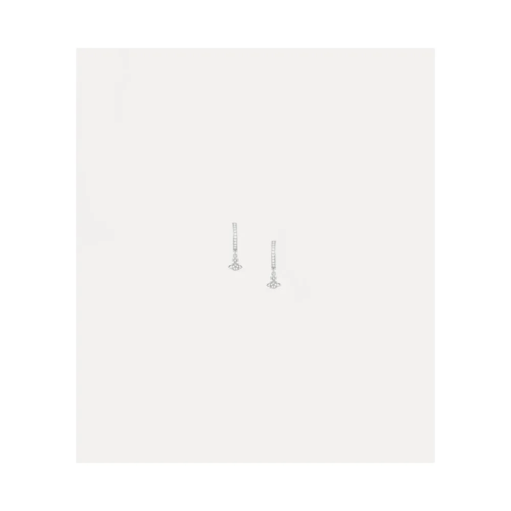 Brandita Orb Hoop Earrings - Silver - 62030062-02P102-CN