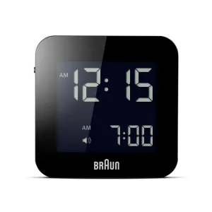 Braun Digital Travel Alarm Clock BNC008BK