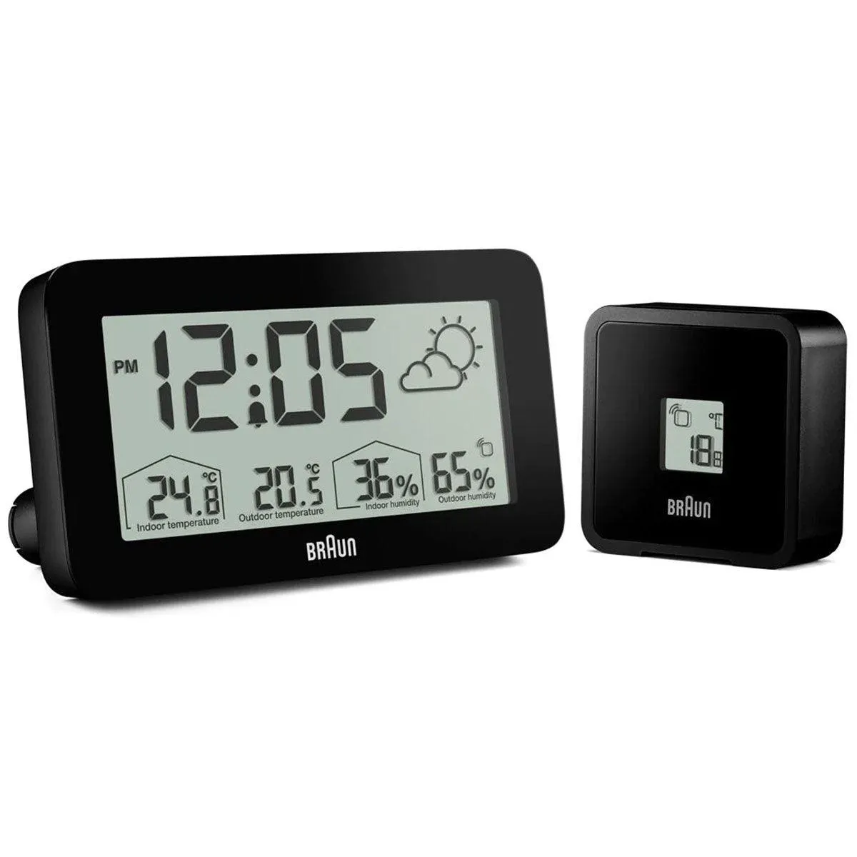 Braun Digital Weather Station Clock BC13BP