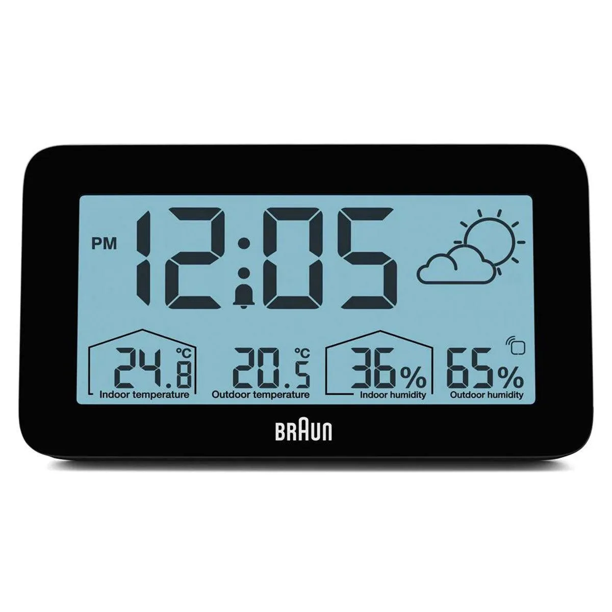 Braun Digital Weather Station Clock BC13BP