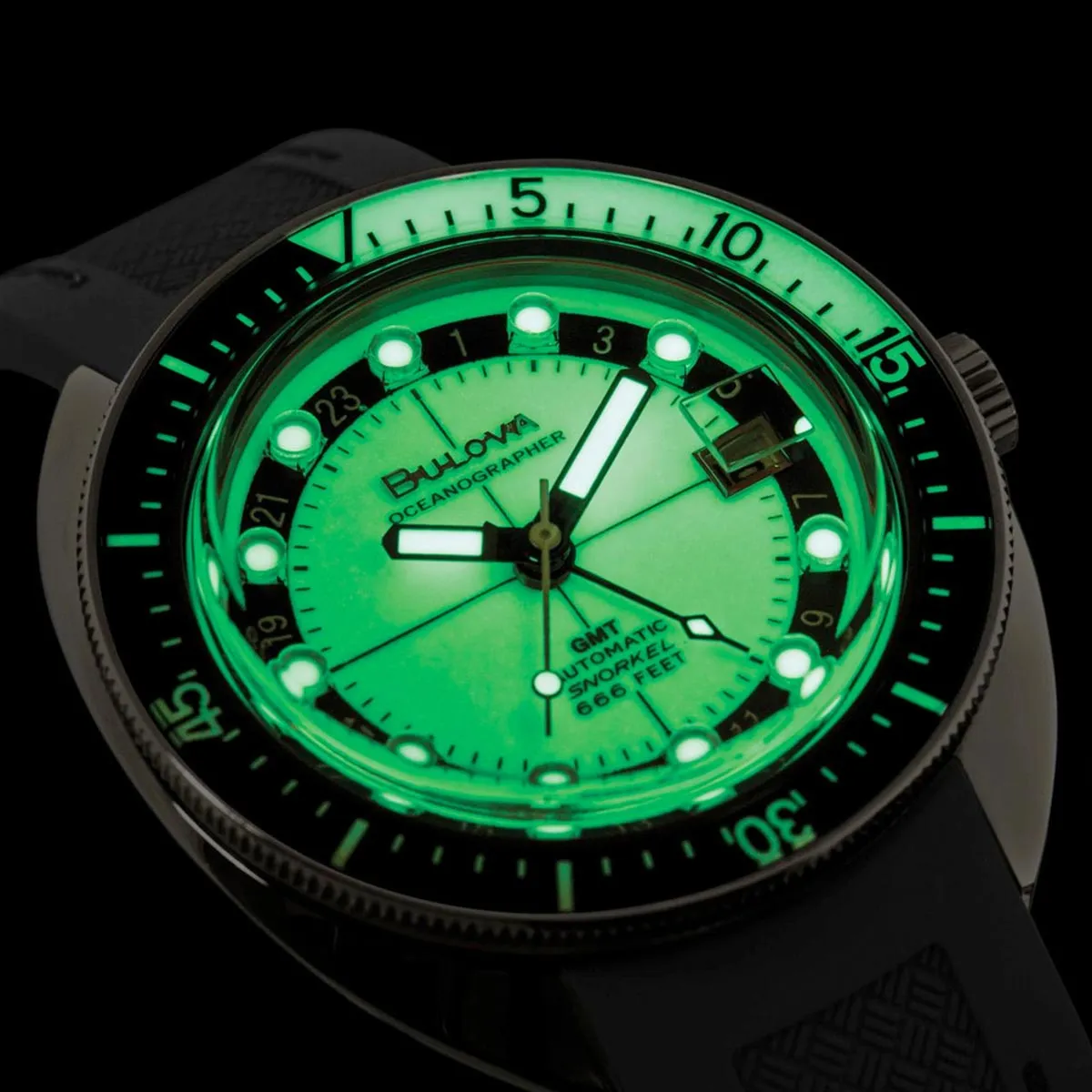 Bulova Oceanographer Devil Diver GMT 98B407