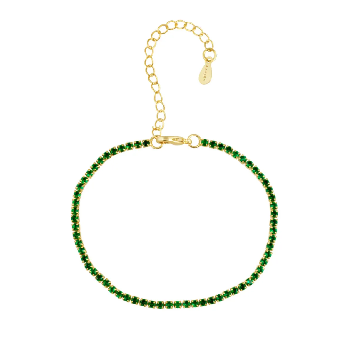 Chloe Tennis Bracelet  Emerald