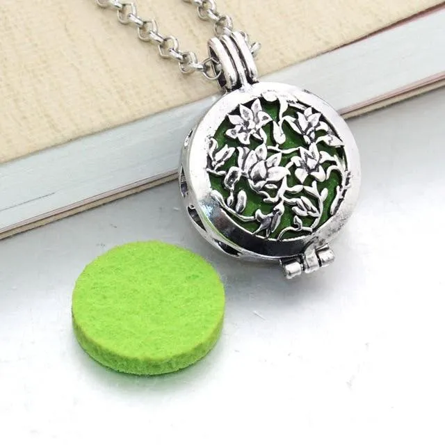 Essential Oil / Perfume Diffusing Locket Necklace