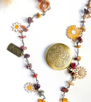 Honey Gold Locket & Charms