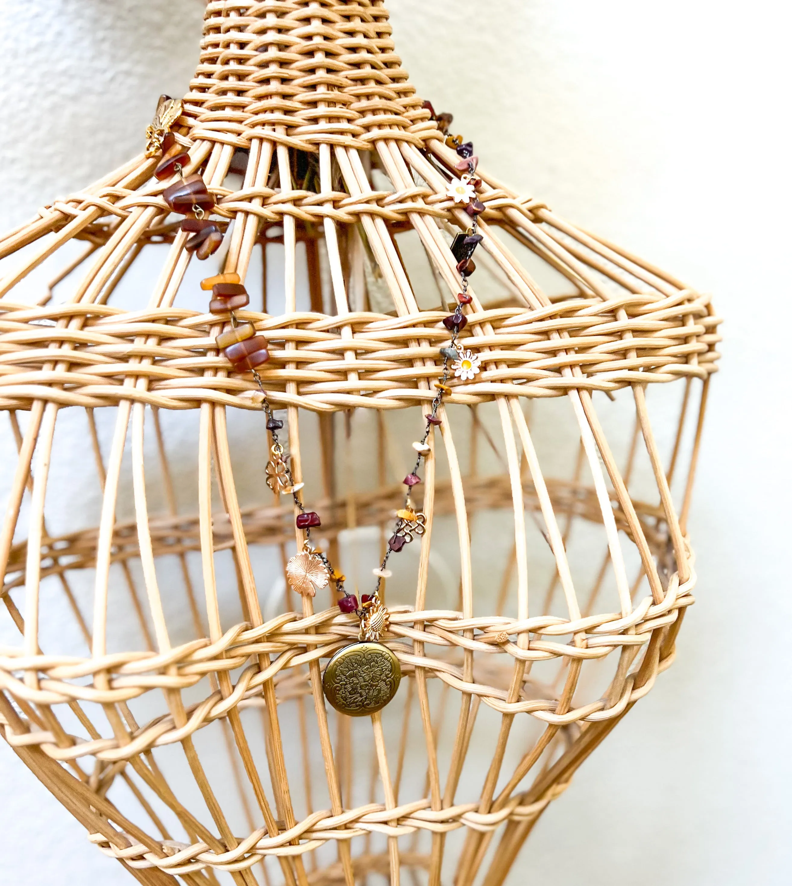 Honey Gold Locket & Charms