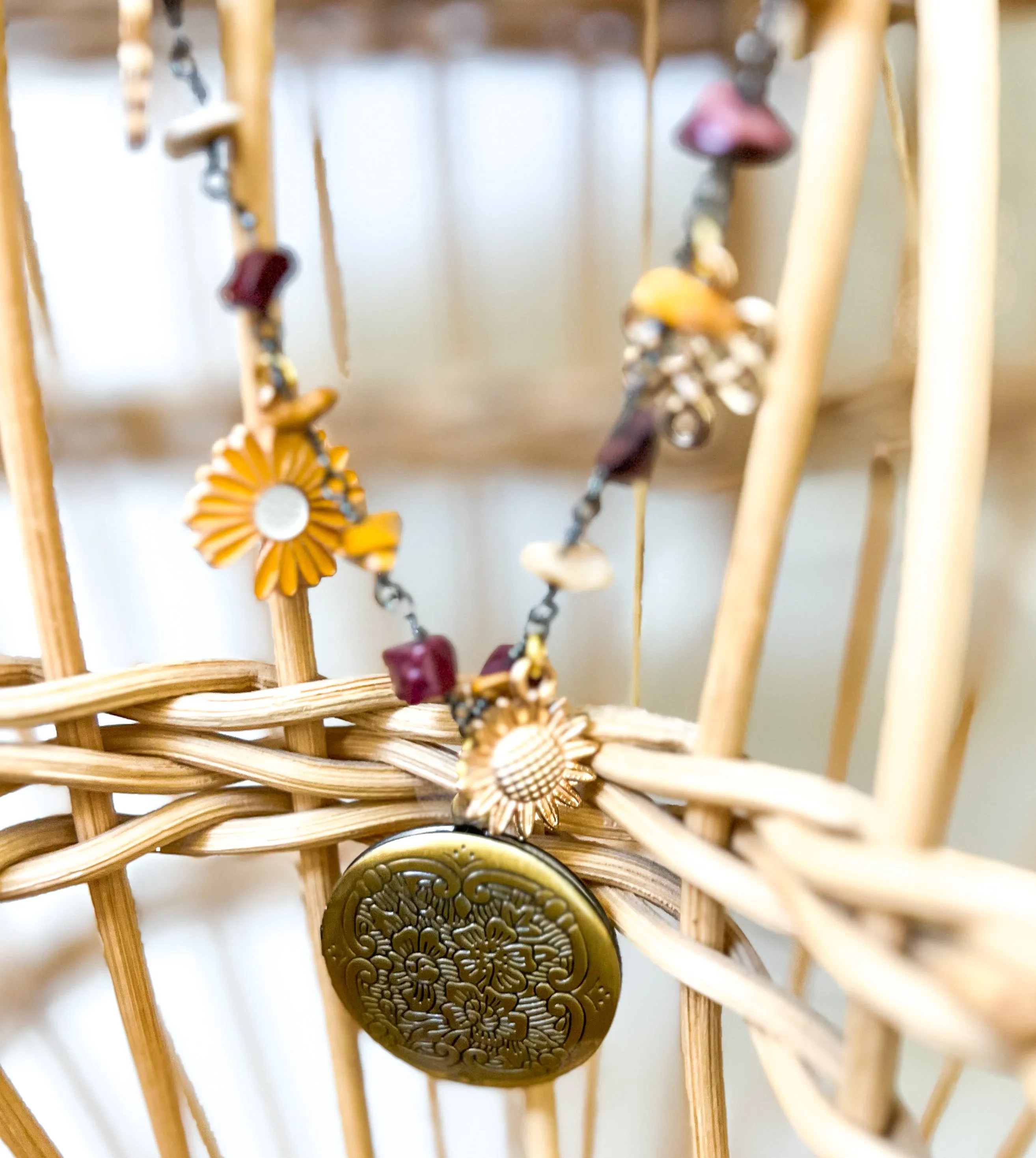 Honey Gold Locket & Charms