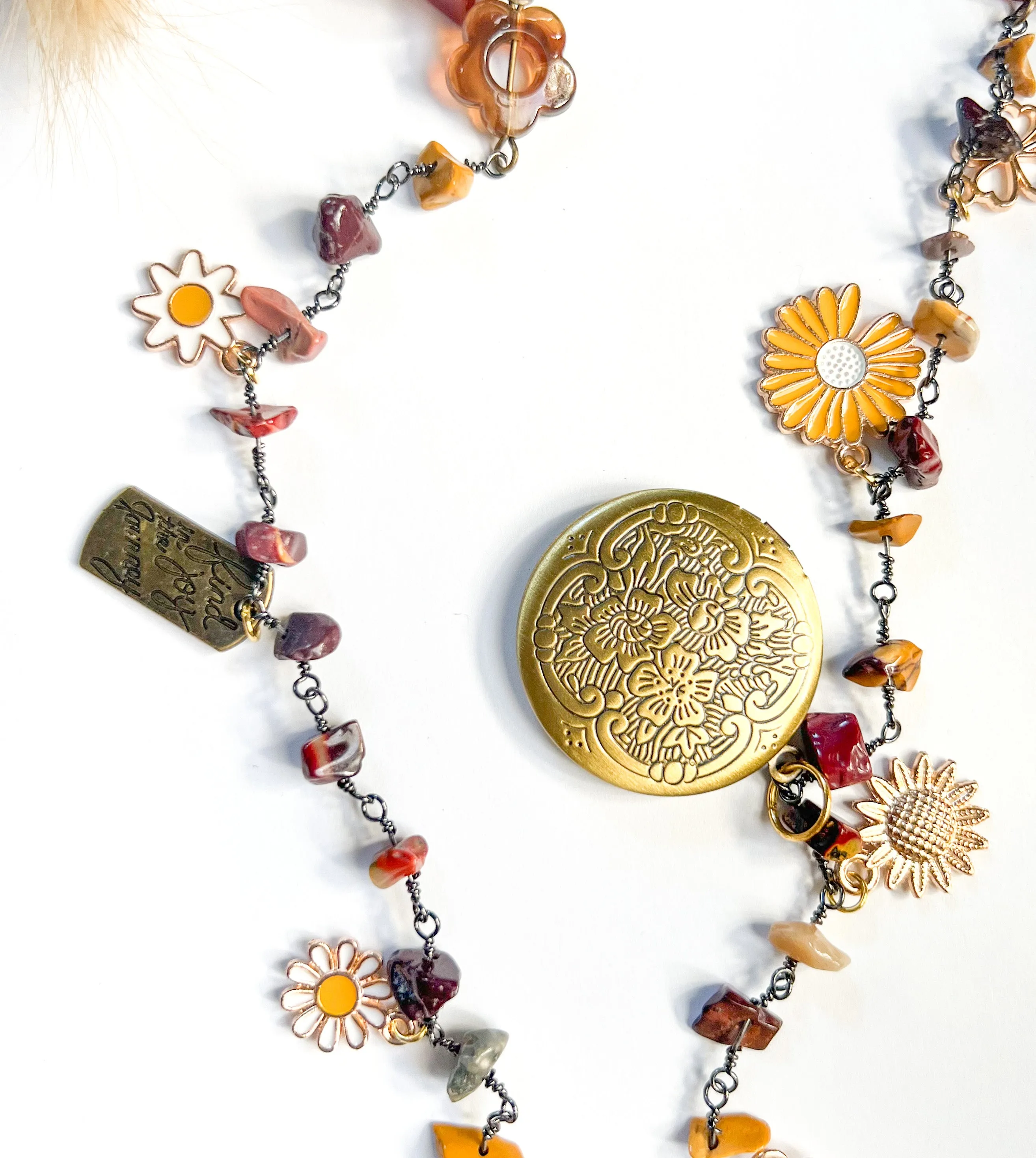 Honey Gold Locket & Charms