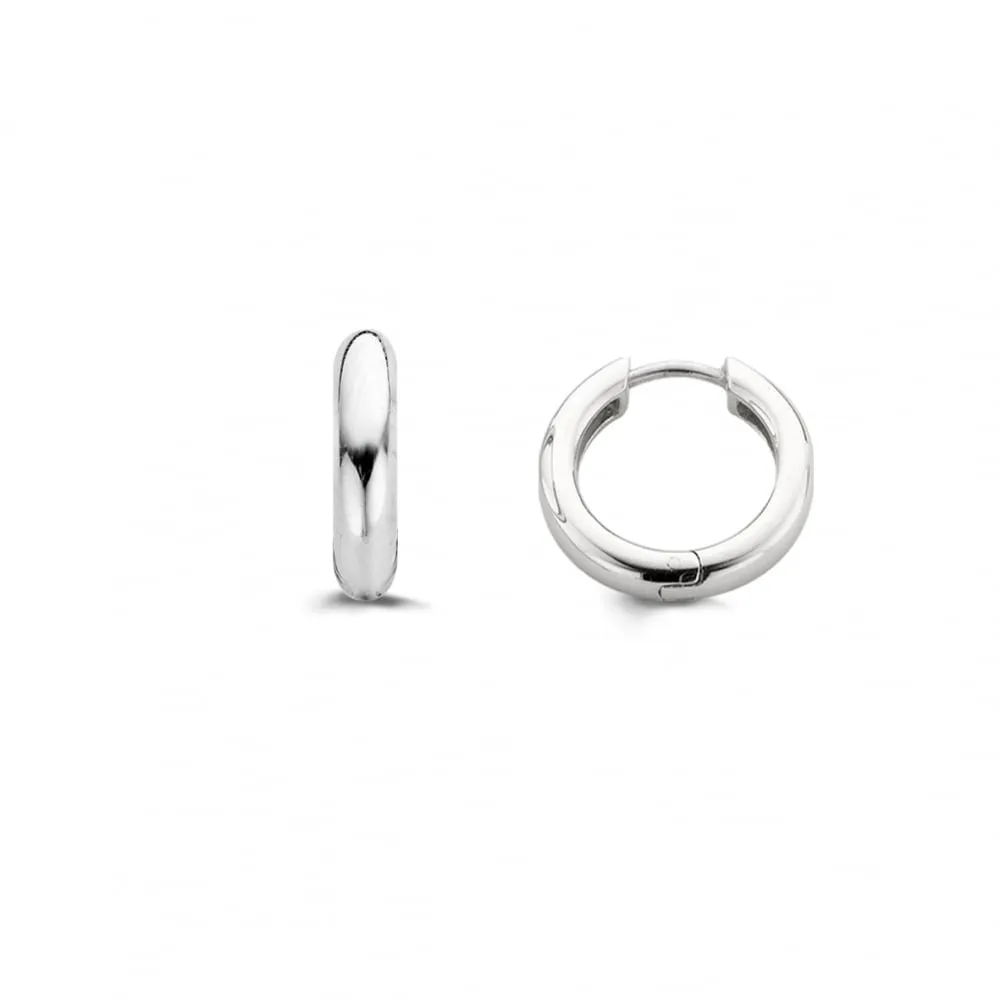 Milano Hoop Earrings - Silver - 7210SI