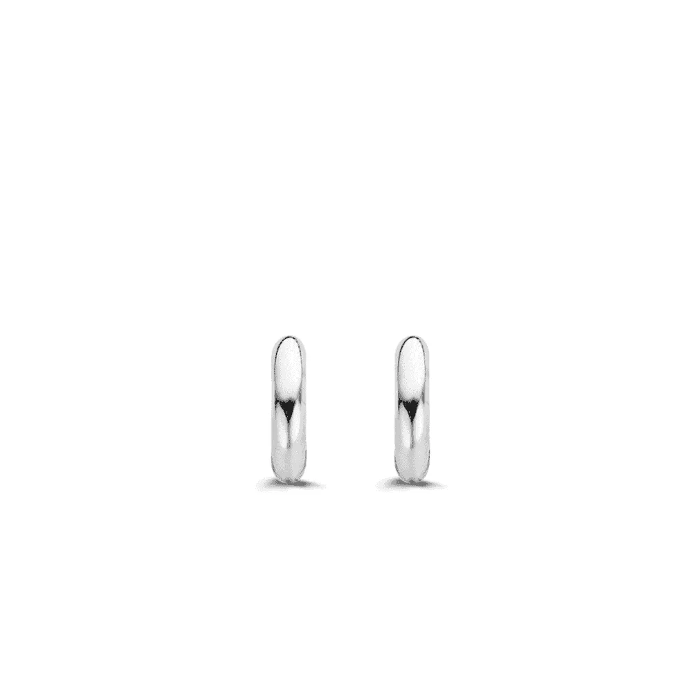 Milano Hoop Earrings - Silver - 7210SI