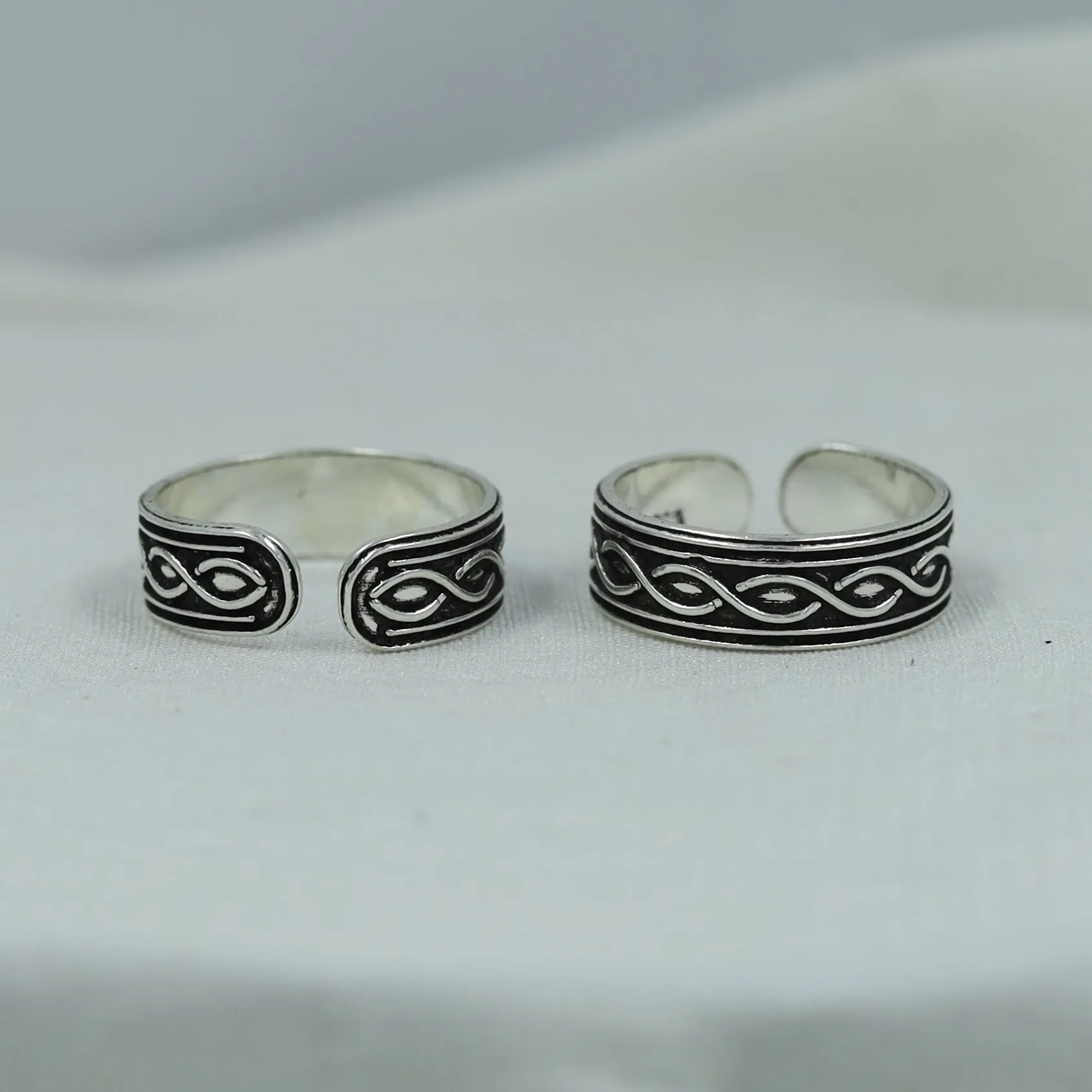 Pure 925 Hallmarked Toe Ring 8166-22