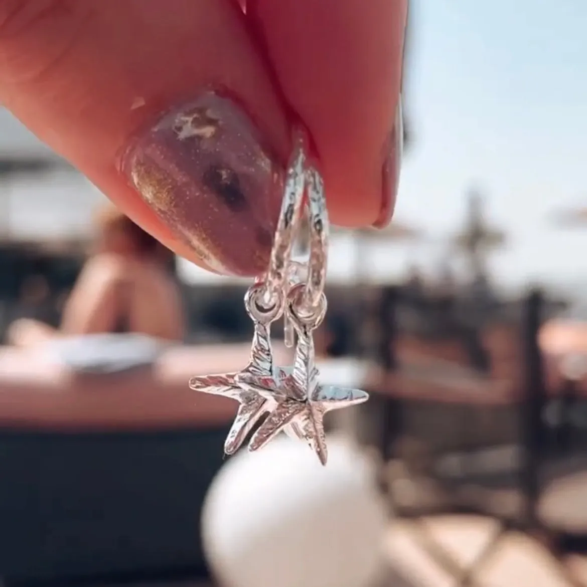 Starfish Charm Earrings