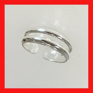 Sterling SilverDouble Band Toe Ring